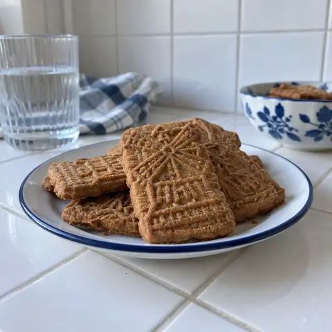 KI-generiertes Symbolbild: Rezept für Belgische Spekulatius mit Kokosblütenzucker und Zimt