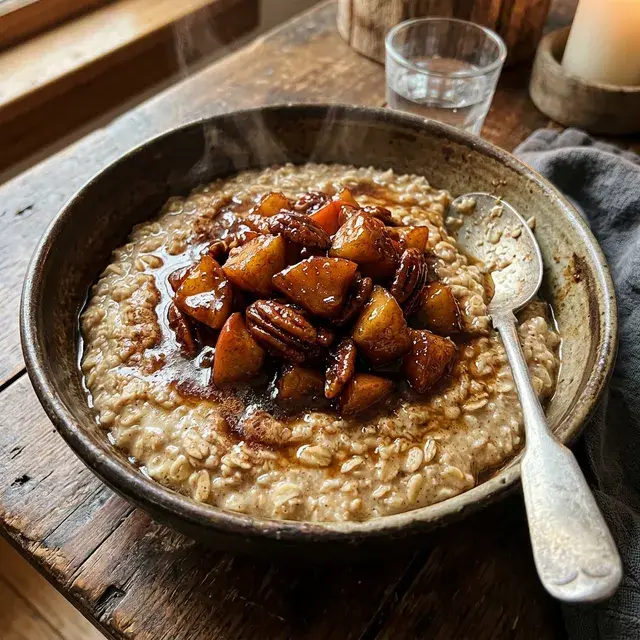 KI-generiertes Symbolbild: Vegane Mokka-Bananen-Oats