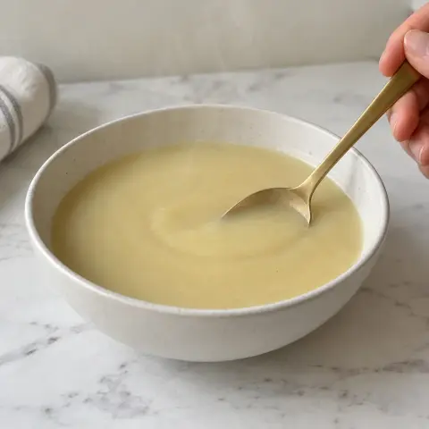 KI-generiertes Symbolbild: Rezept für Vegane Kartoffel-Sellerie-Suppe