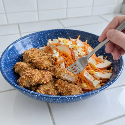 KI-generiertes Symbolbild: Rezept für Puten-Nuggets aus dem Airfryer