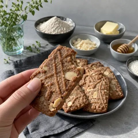 KI-generiertes Symbolbild: Rezept für Spekulatius mit Roggenvollkorn und Honig