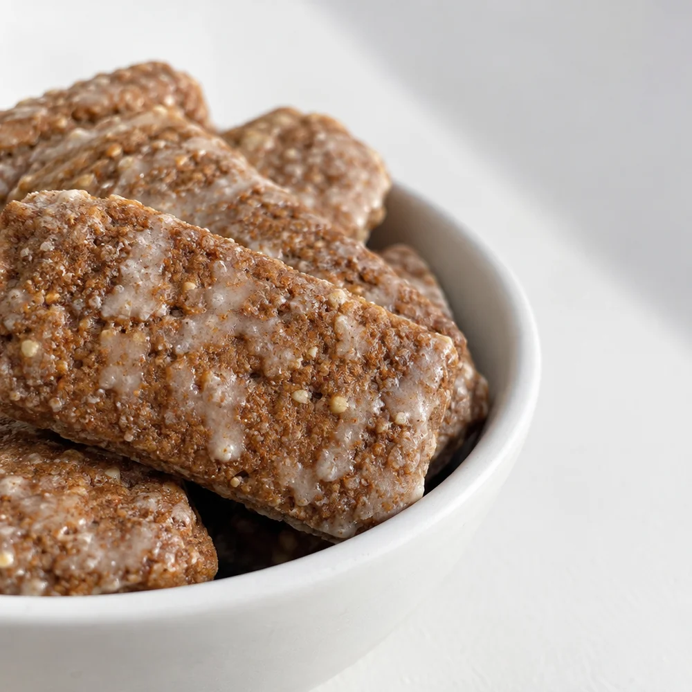 Aachener Printen (spiced Aachen gingerbread) with wholemeal spelt and honey