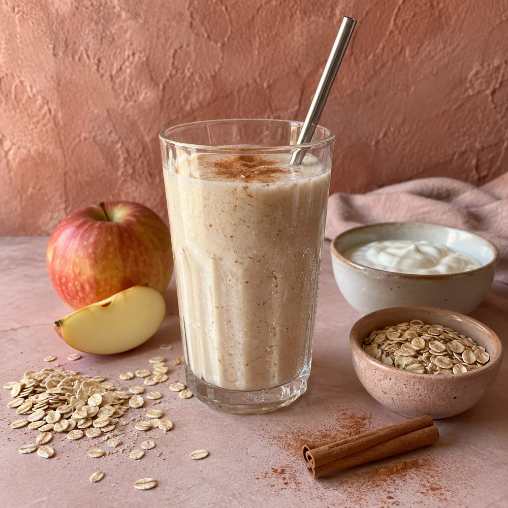 Gluten-free apple and cinnamon smoothie