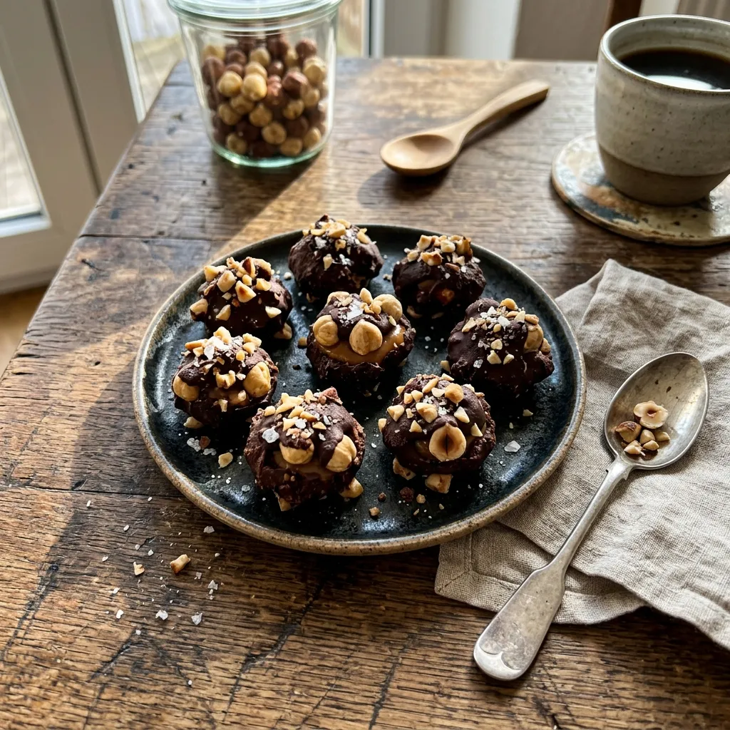 Caramel hazelnut pralines
