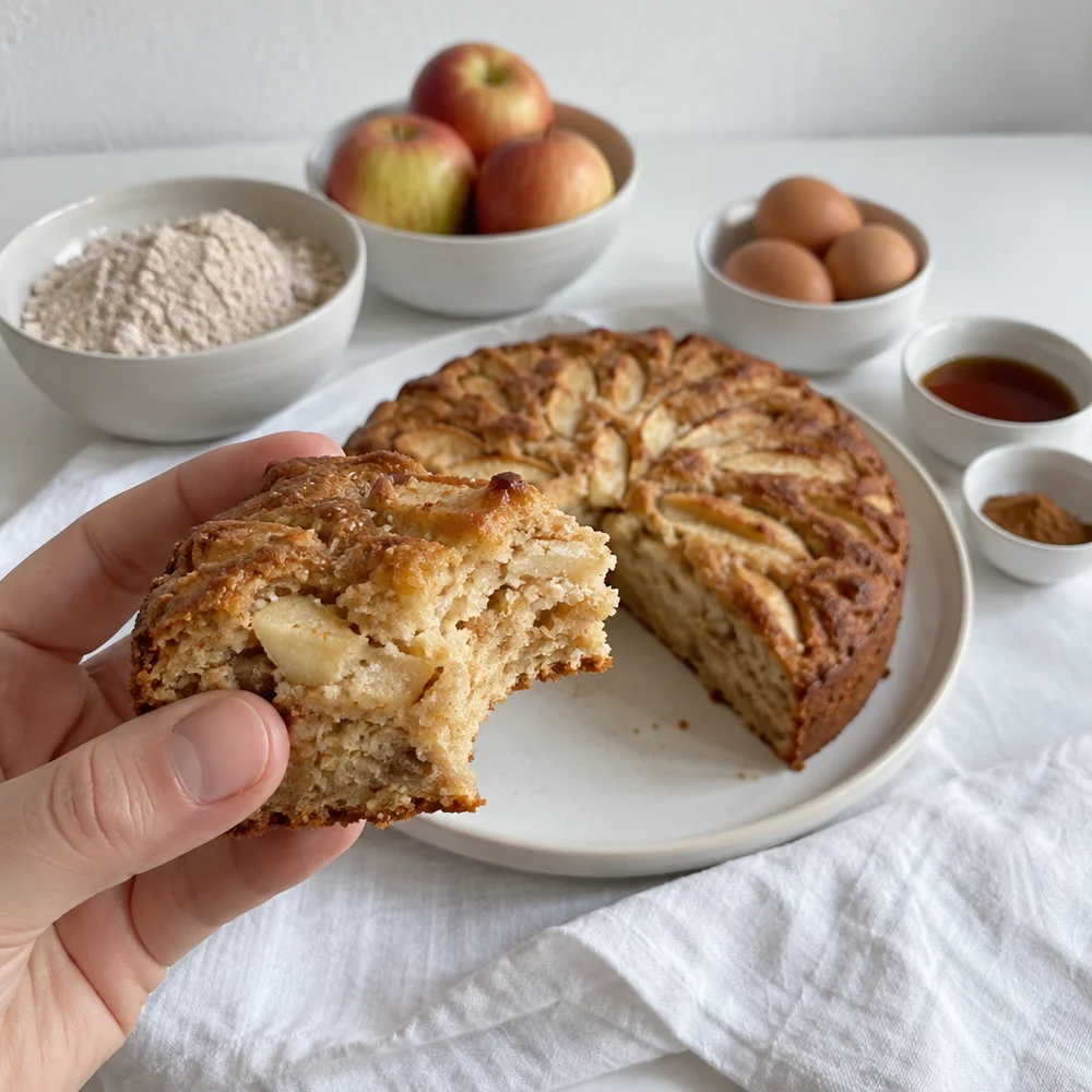 Spelt apple cake