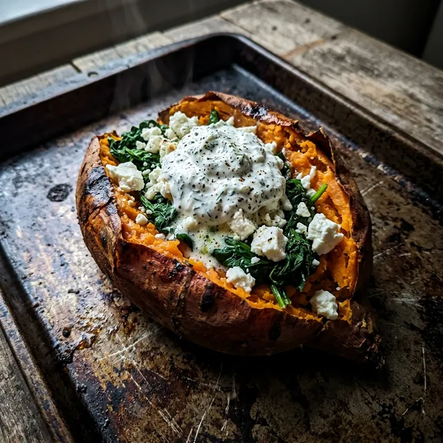 Kumpir-style sweet potato