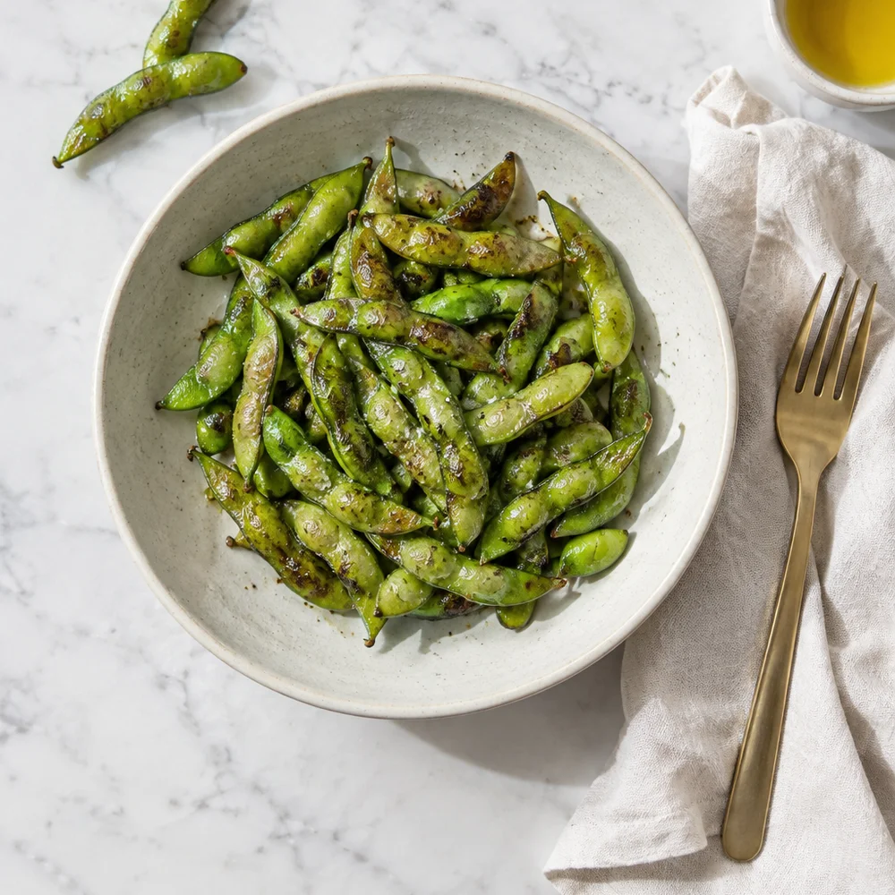 Roasted edamame