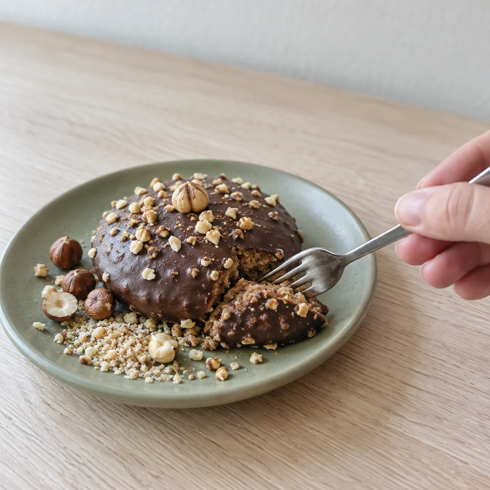 Gluten-free Elisenlebkuchen (flourless nut gingerbread) with hazelnuts and honey