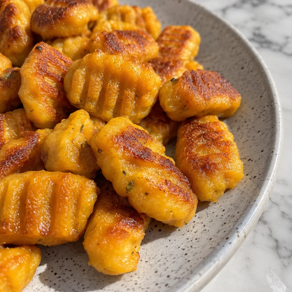 Gluten-free pumpkin gnocchi