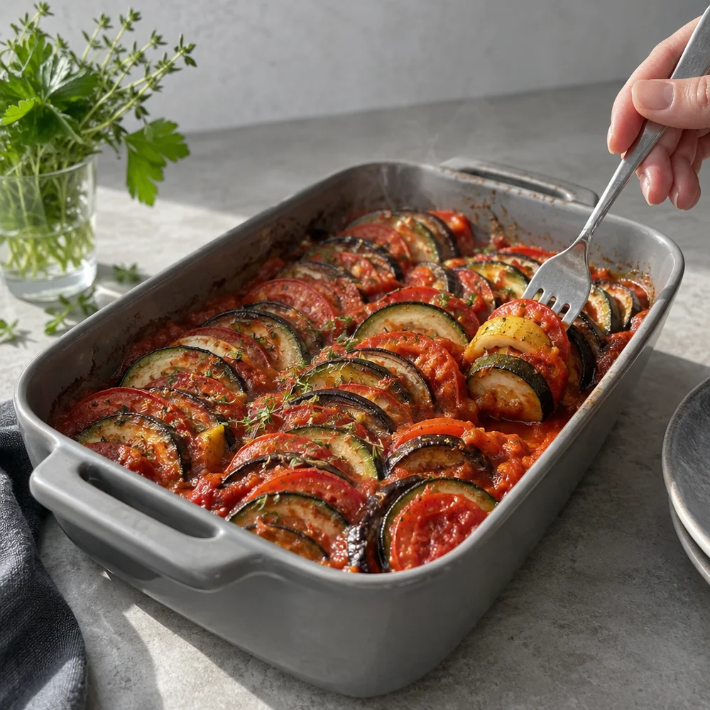 Gluten-free ratatouille bake