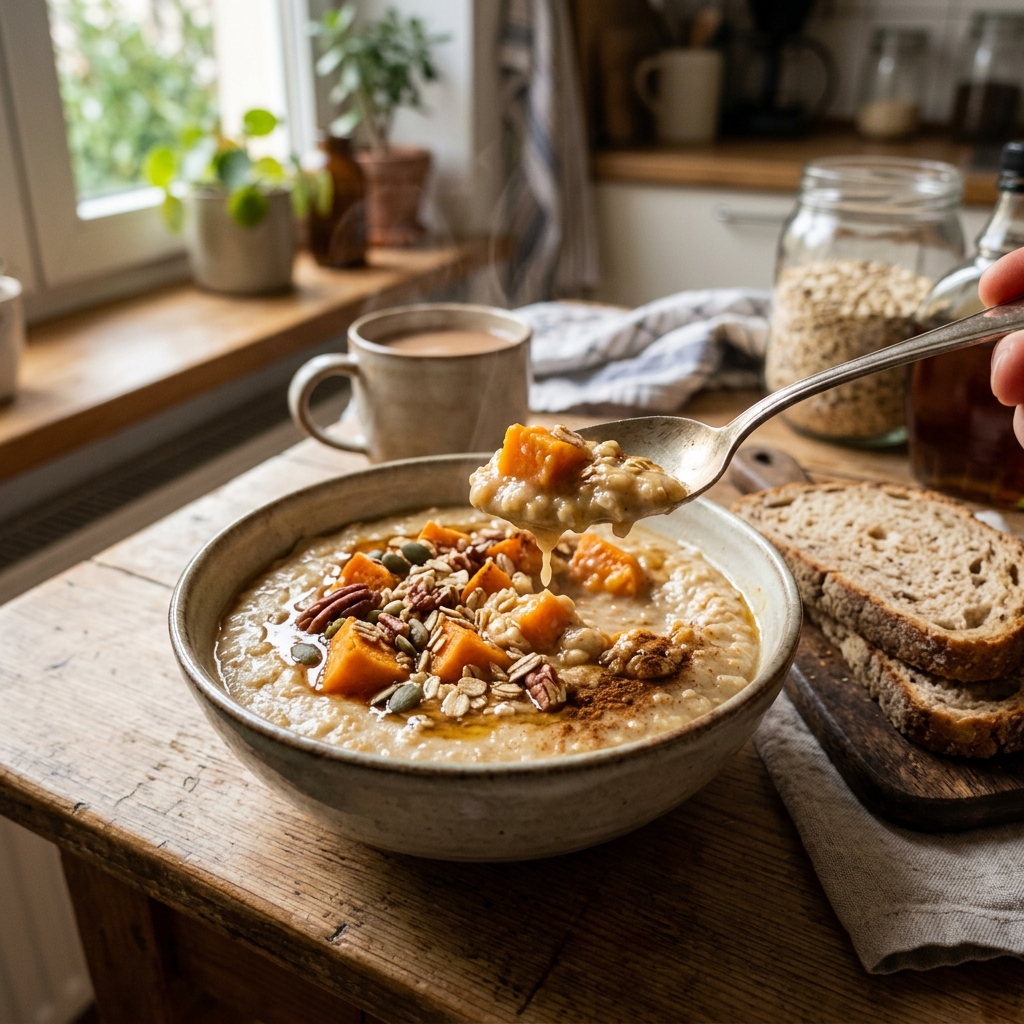Glutenfreies Süßkartoffel-Porridge