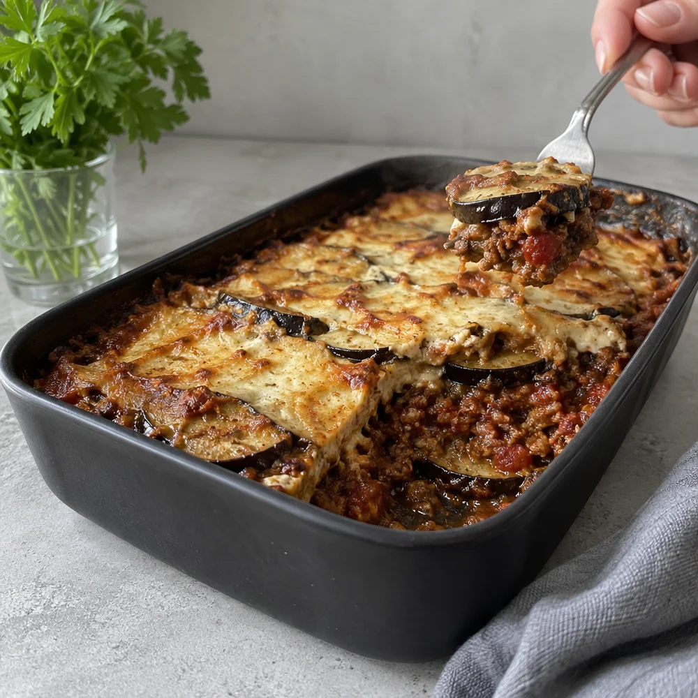 Greek aubergine bake (moussaka)