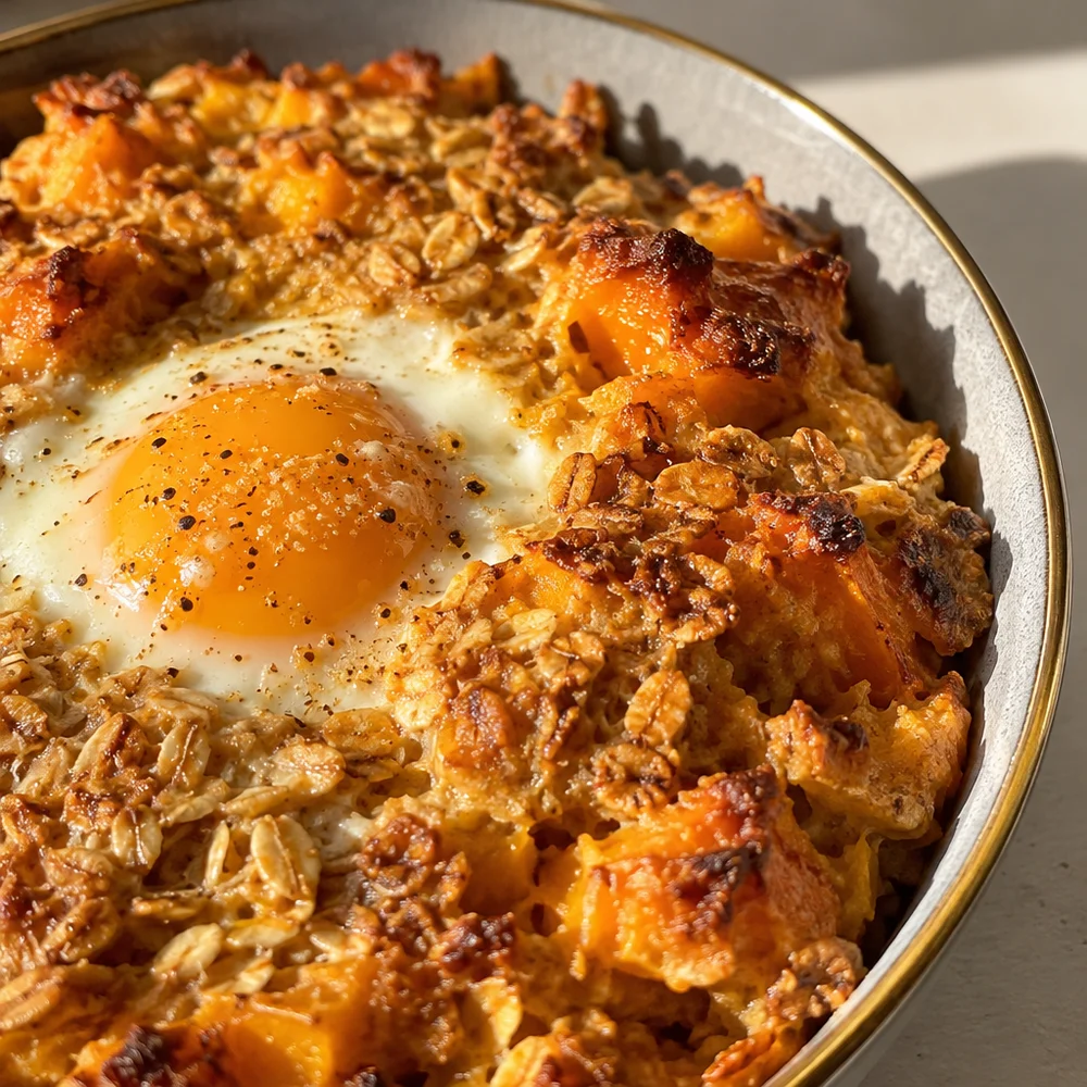 Gluten-free baked pumpkin oats