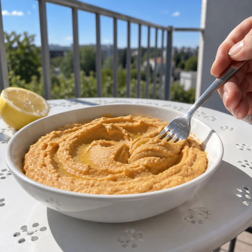 Vegan lentil hummus
