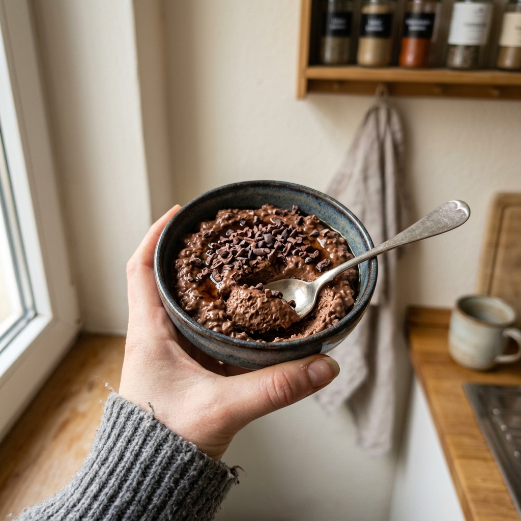 Cottage cheese chocolate cream