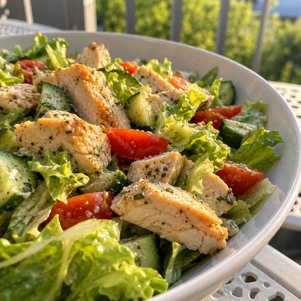 High-protein turkey salad