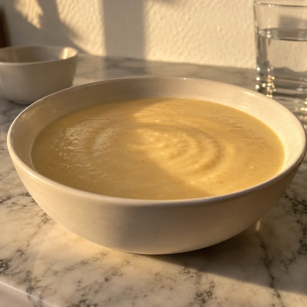 Keto cauliflower cheddar soup