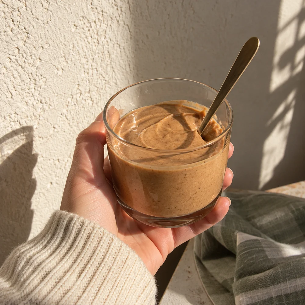 Keto almond cinnamon cream