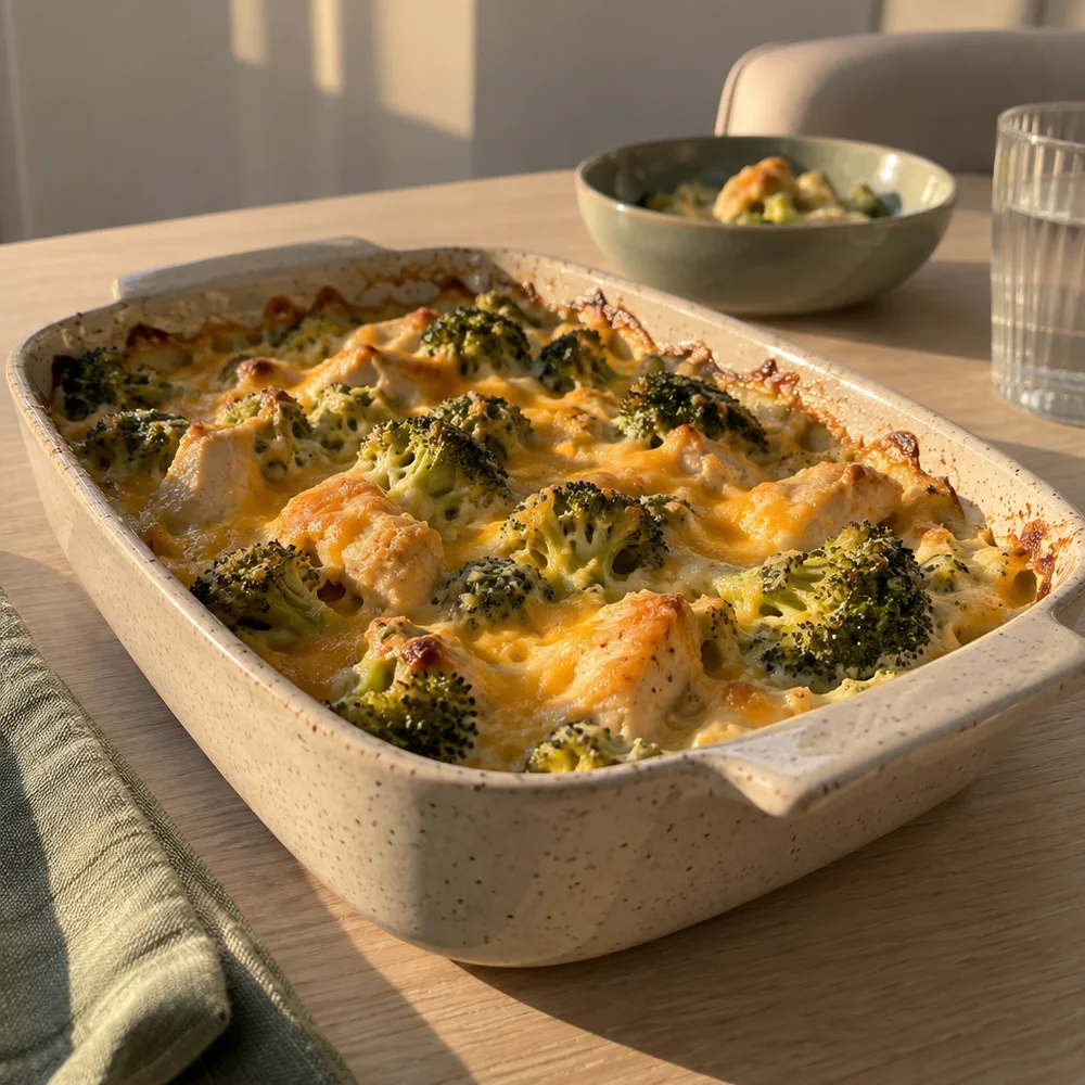 Keto turkey and broccoli bake