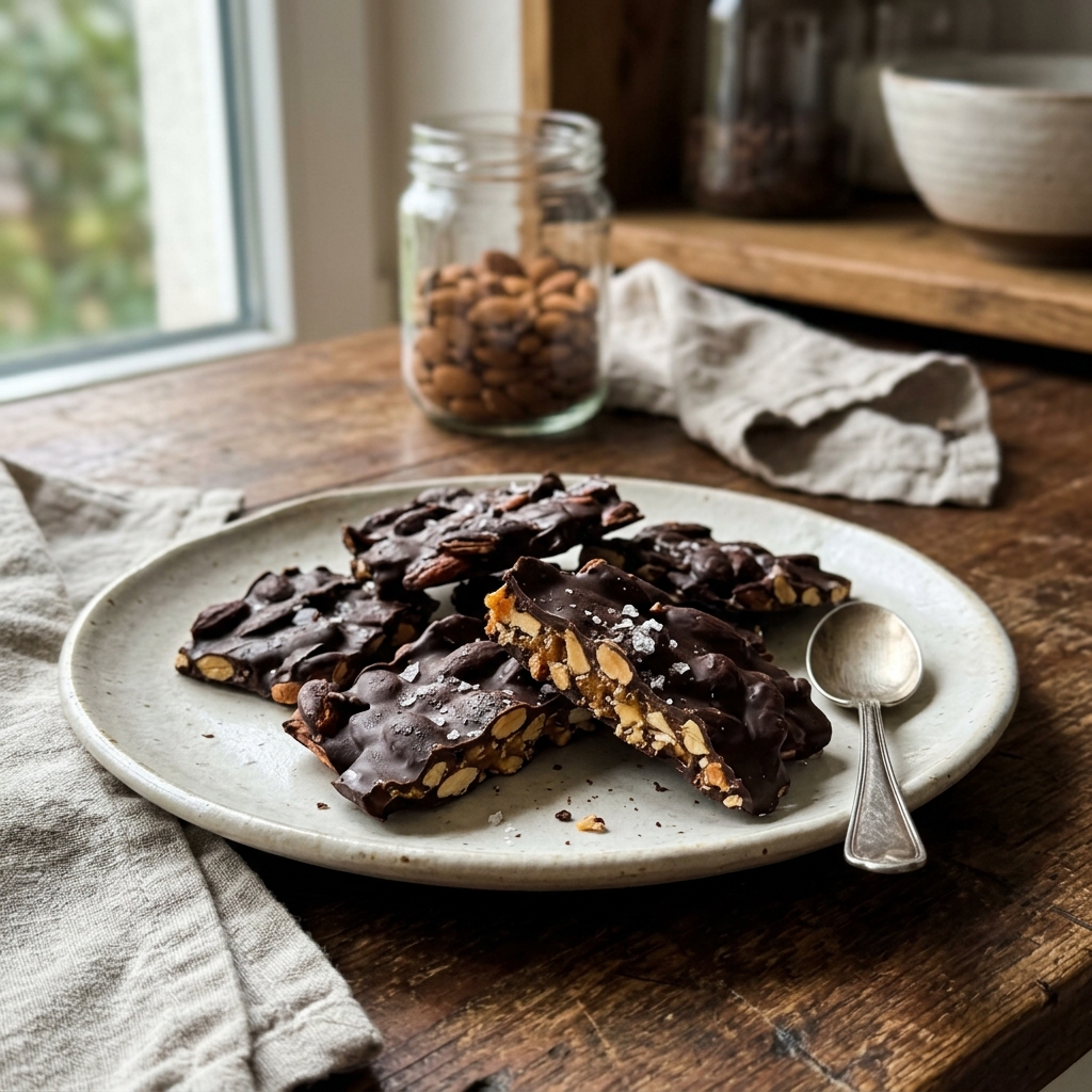 Keto vanilla almond brittle