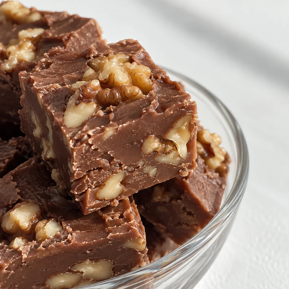 Walnut chocolate fudge
