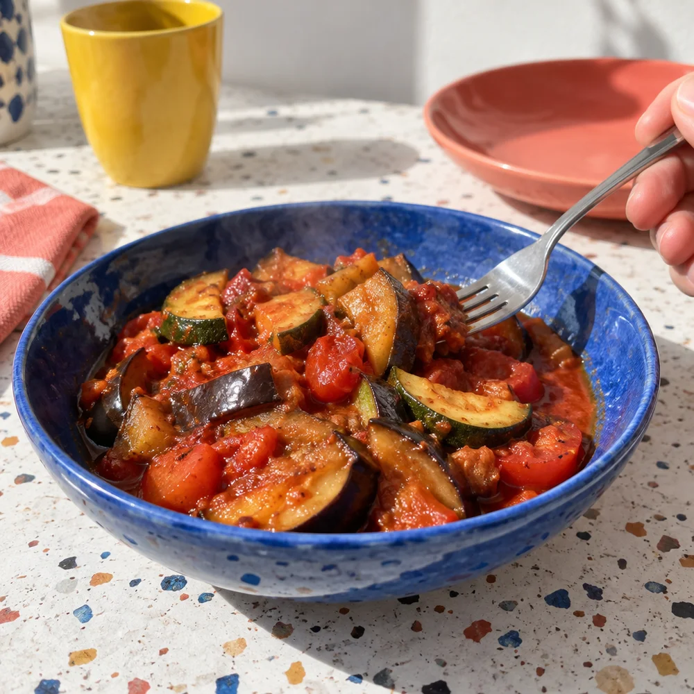 Classic oven-baked ratatouille