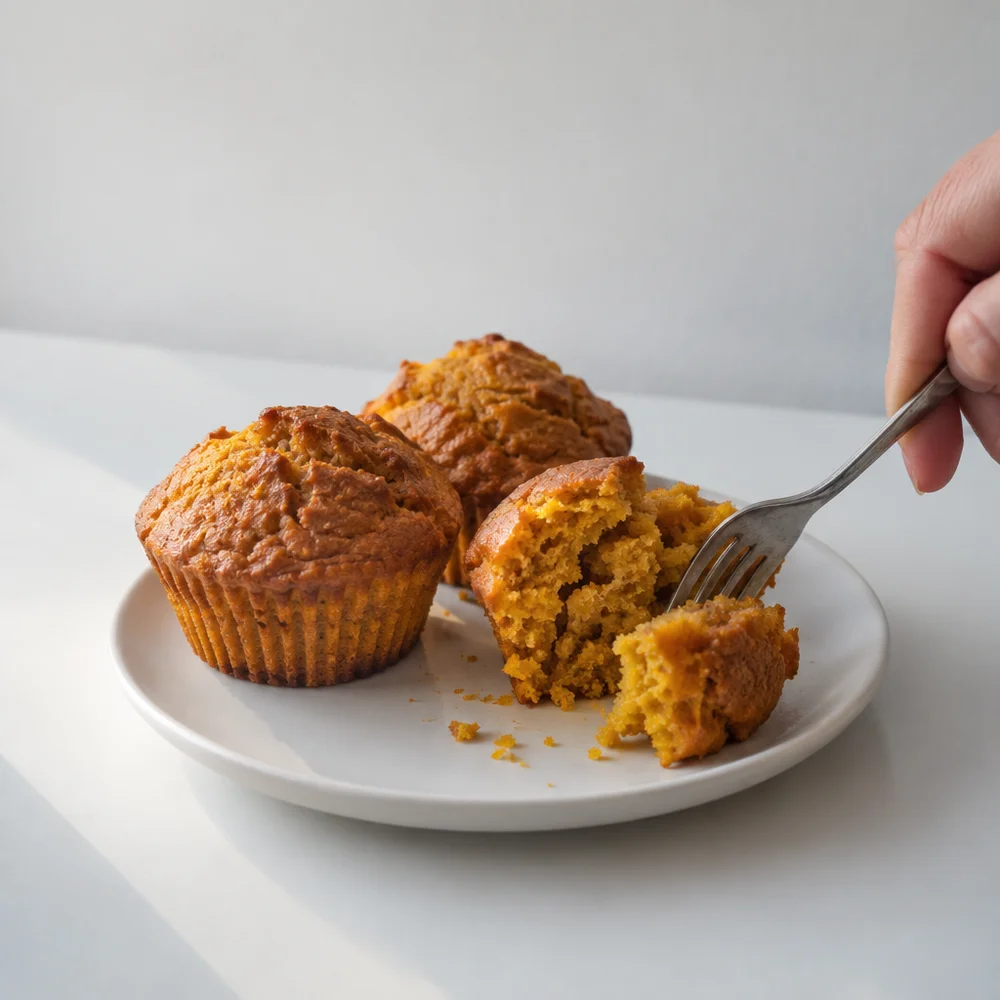 Low-carb pumpkin muffins