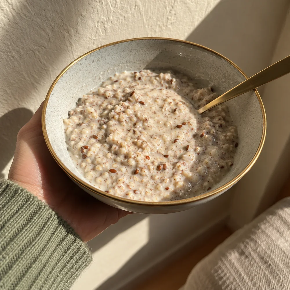Low-carb almond and coconut porridge