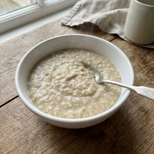 Oat gruel soup