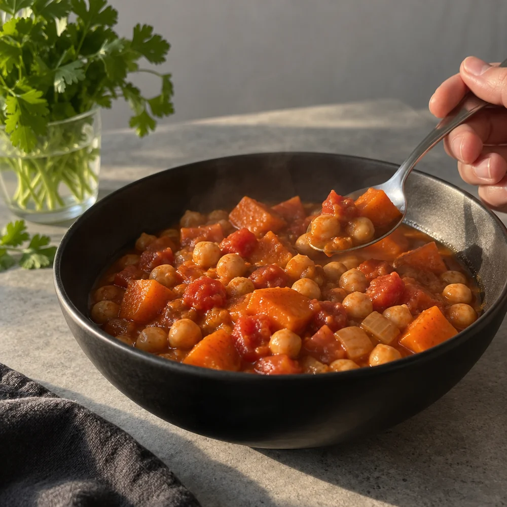 Moroccan chickpea stew