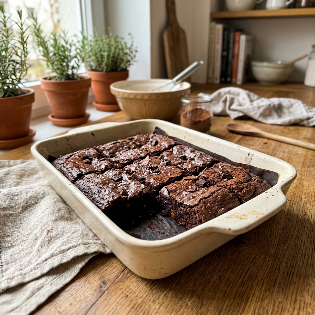 Vegan fudgy sweet potato brownies