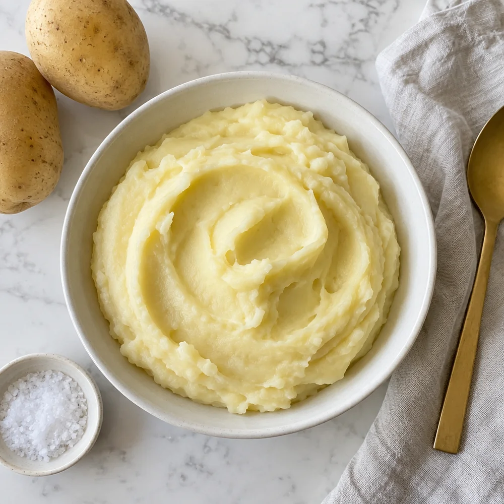 Mild mashed potato with just 3 ingredients
