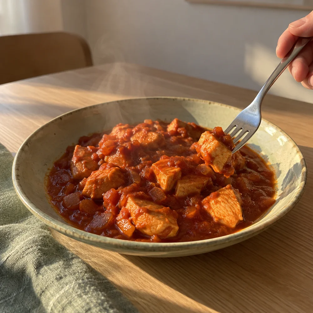 Quick chicken vindaloo