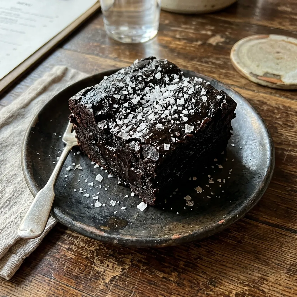 Süßkartoffel-Brownies mit Meersalz