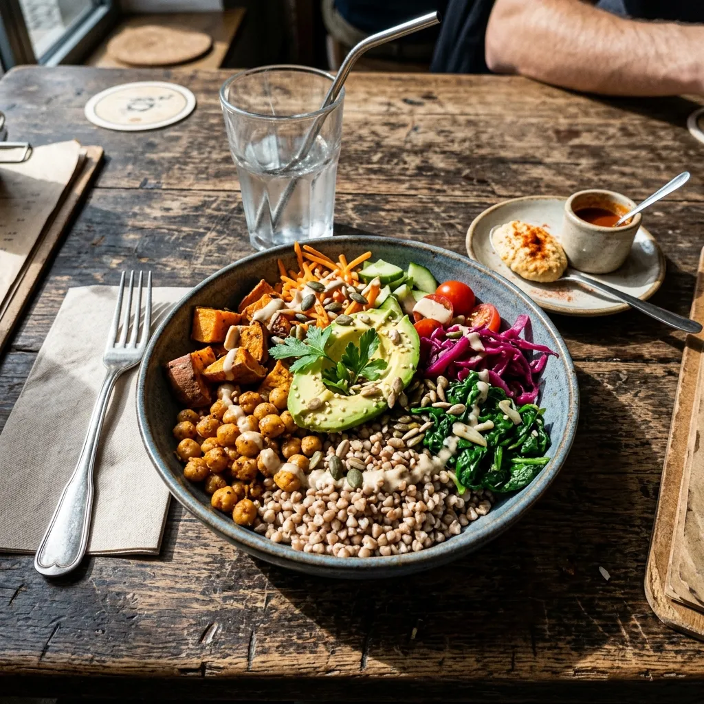 Vegan buckwheat bowl