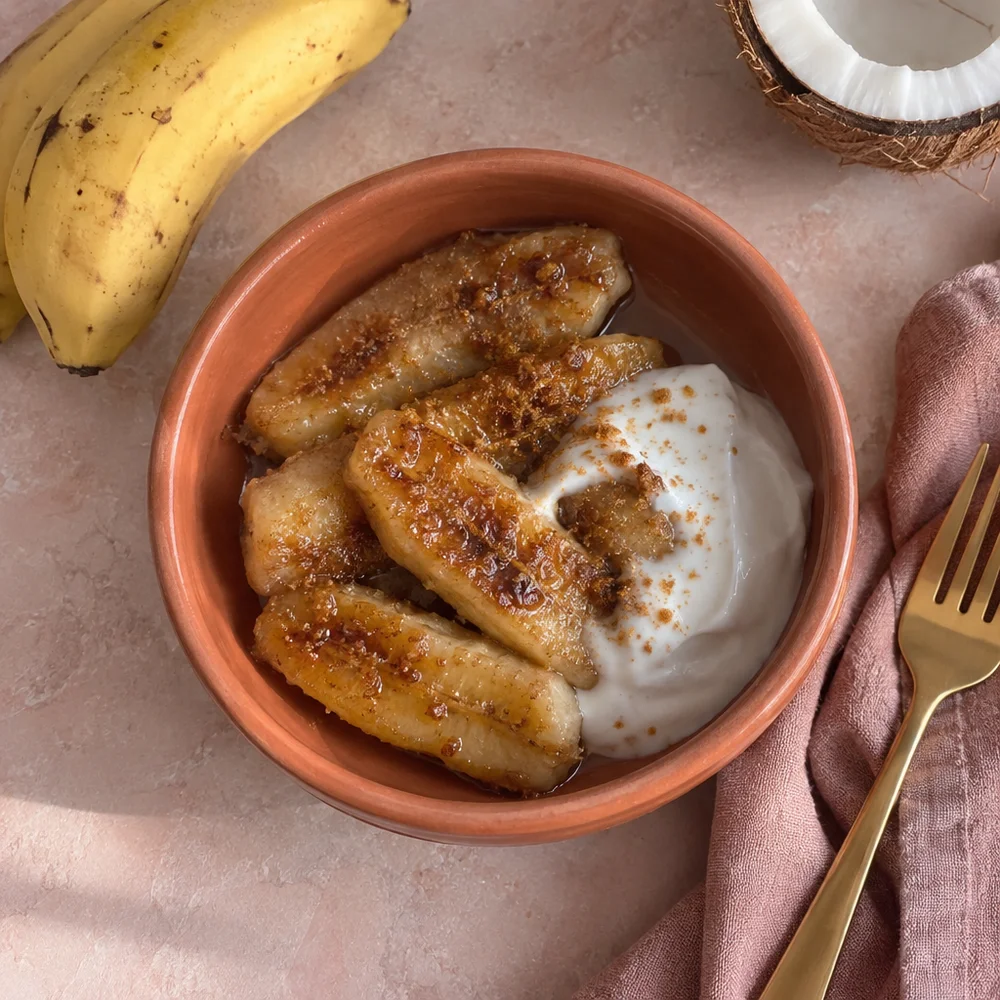 Vegan fried banana