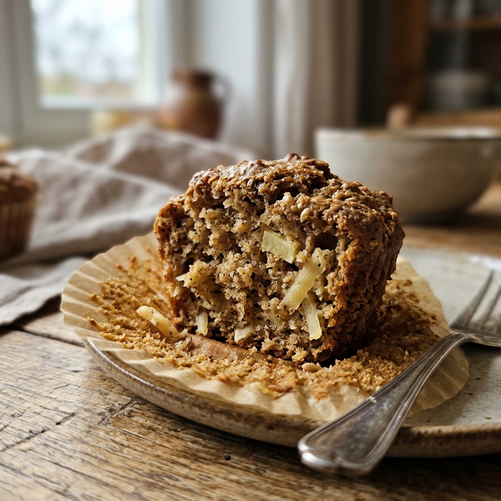 Vegan parsnip muffins