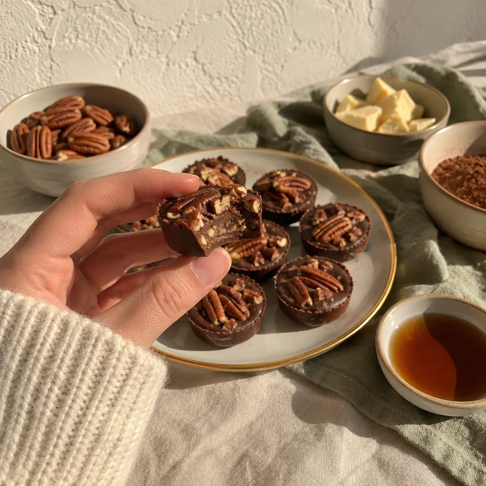Vegan pecan bites