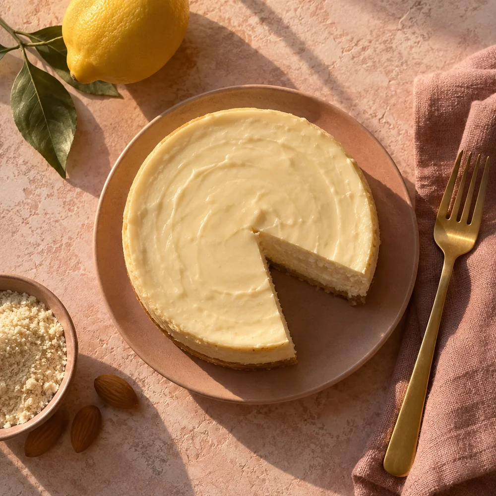 Vegan silken tofu cheesecake