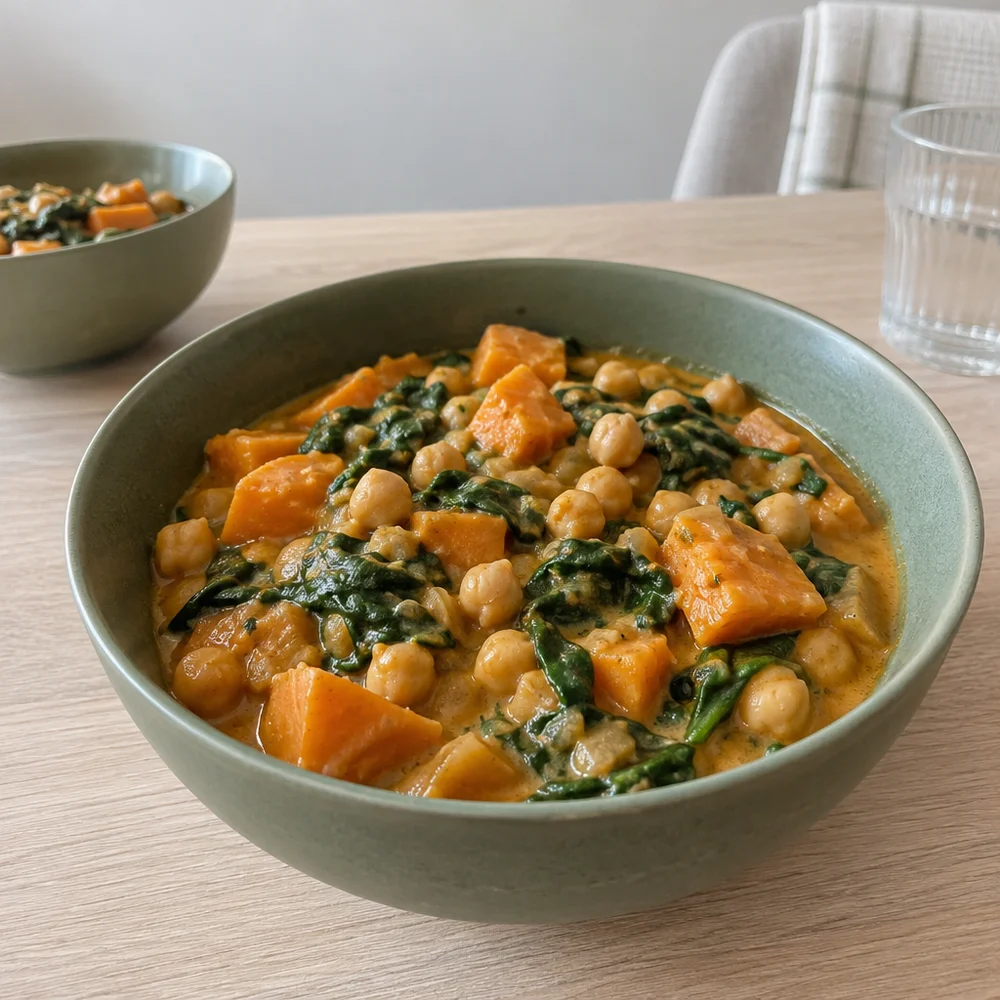 Vegan sweet potato stew