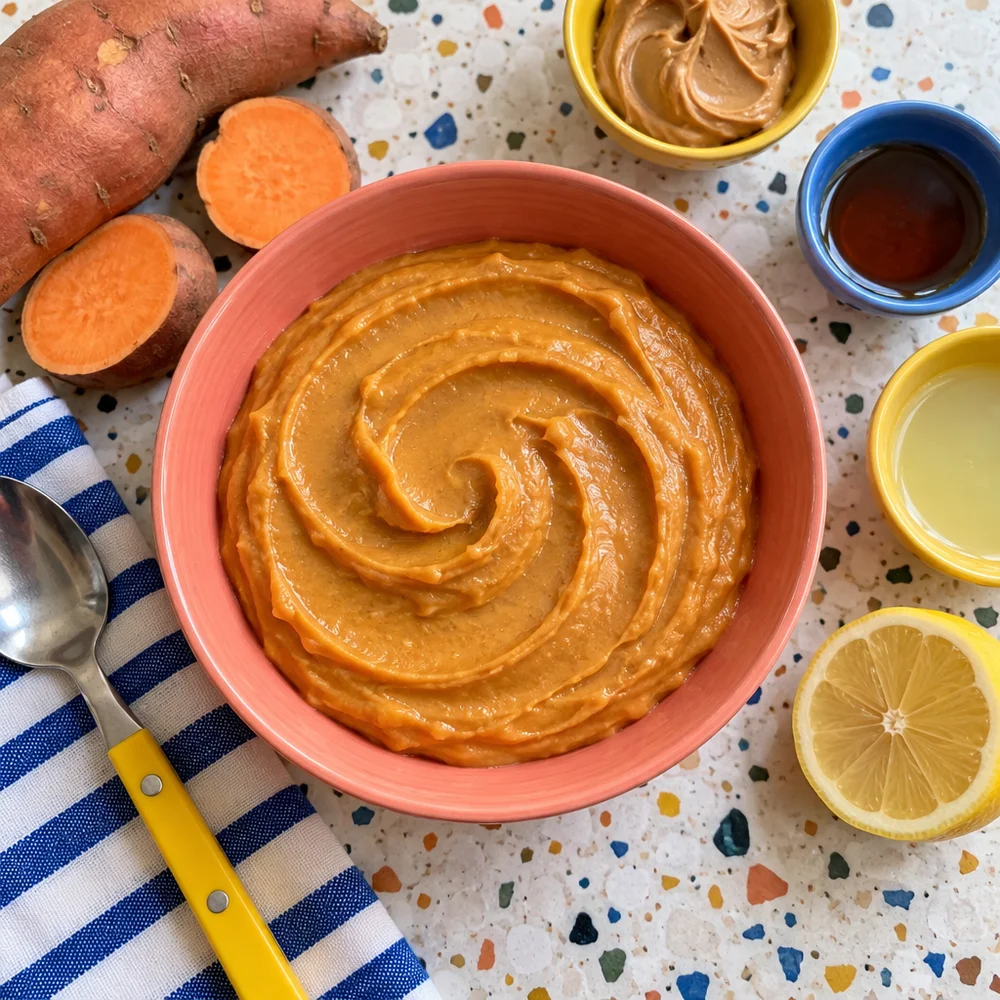Vegan sweet potato and peanut spread