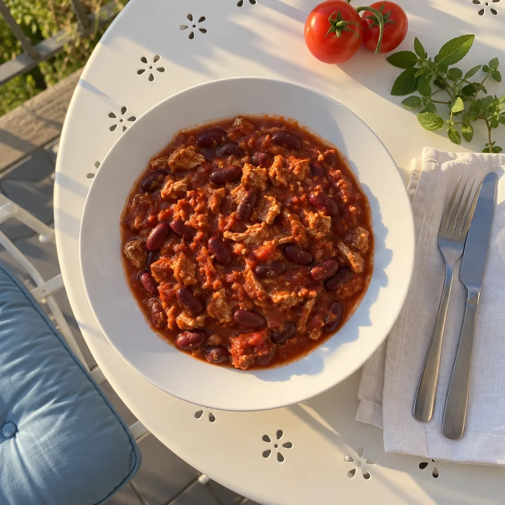 Vegan soya chilli