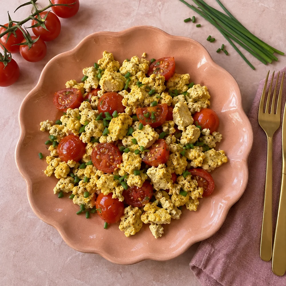 Vegan tofu scramble