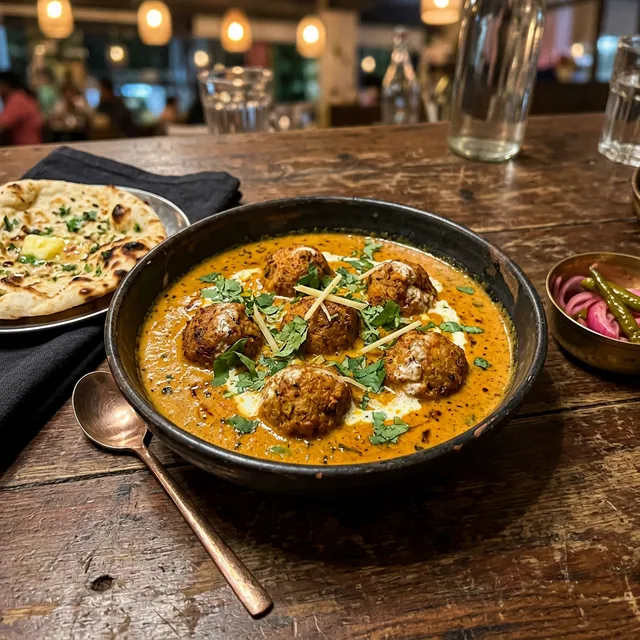Vegetarian malai kofta
